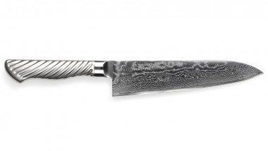 Tojiro Damaskus PRO 63 Kochmesser 180mm Metallgriff
