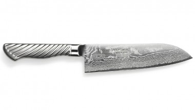 Tojiro Damaskus PRO 63 Santoku 170mm Metallgriff