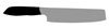 Messerform japanisches Nakiri Messer